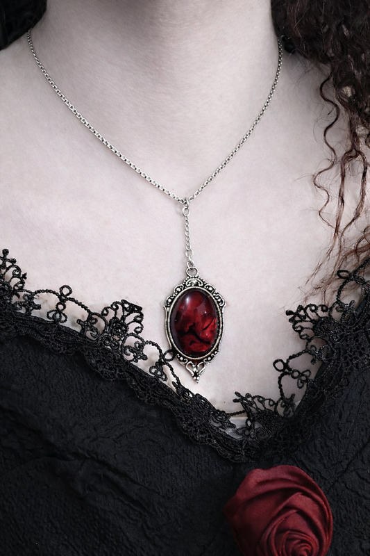Gothic Vampire Necklace Vintage