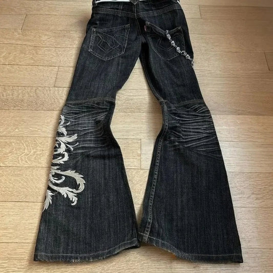 Jeans With Rock Punk Style