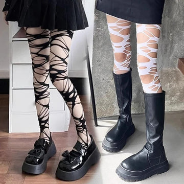 Gothic Veined Tights
