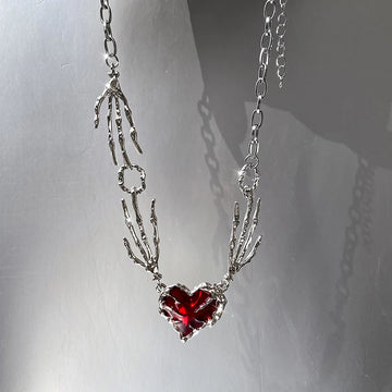 Skeletal Hand Heart