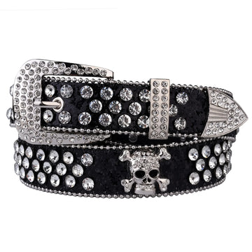 Studded Skull Belt