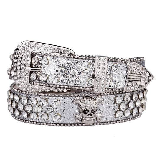 Studded Skull Belt