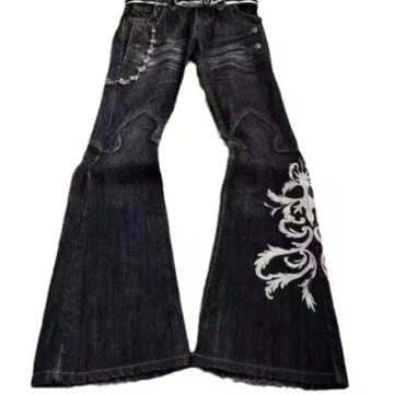 Jeans With Rock Punk Style